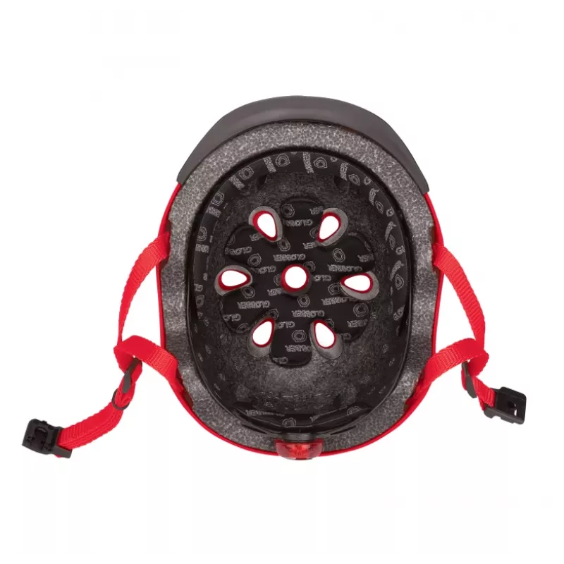 Kaitsekiiver GLOBBER Elite Lights XS/S 48–53 cm Punane