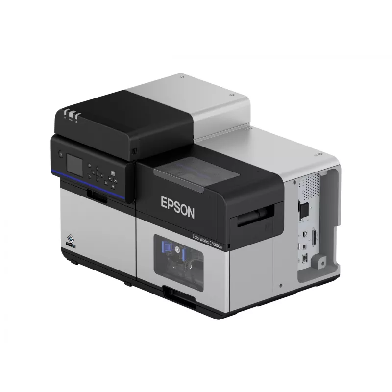 Epson ColorWorks C8000e (BK) sildiprinter tindiprinter Värviline 600 x 1200 DPI 300 mm/sek Juhtmega ja juhtmeta ühendus Ethernet LAN