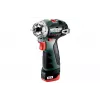 Püstolkäepidemega puur Metabo PowerMaxx BS BL Q, 12V, 2Ah, 1500 p/min, 900g