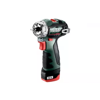 Püstolkäepidemega puur Metabo PowerMaxx BS BL Q, 12V, 2Ah, 1500 p/min, 900g