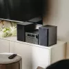 Mini Hi‑Fi stereosüsteem Adler AD 1917 — Bluetooth V5.3, CD/USB/MP3, 2×25W RMS, FM-tuuner, 4‑ribaline ekvalaiser, AUX, must