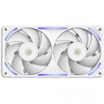 NZXT F280X RGB 140mm ARGB korpuse ventilaatorid – valge, 2-pack