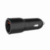 Auto mobiilseadme laadija Gembird TA-UC-AC2PDQC38-CAR-01, USB-C, 38 W, 12–24 V, must