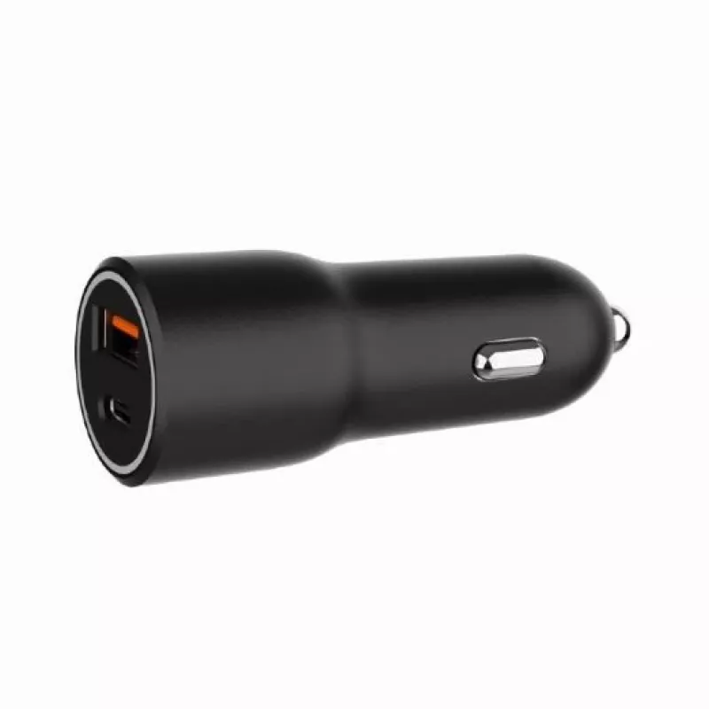 Auto mobiilseadme laadija Gembird TA-UC-AC2PDQC38-CAR-01, USB-C, 38 W, 12–24 V, must