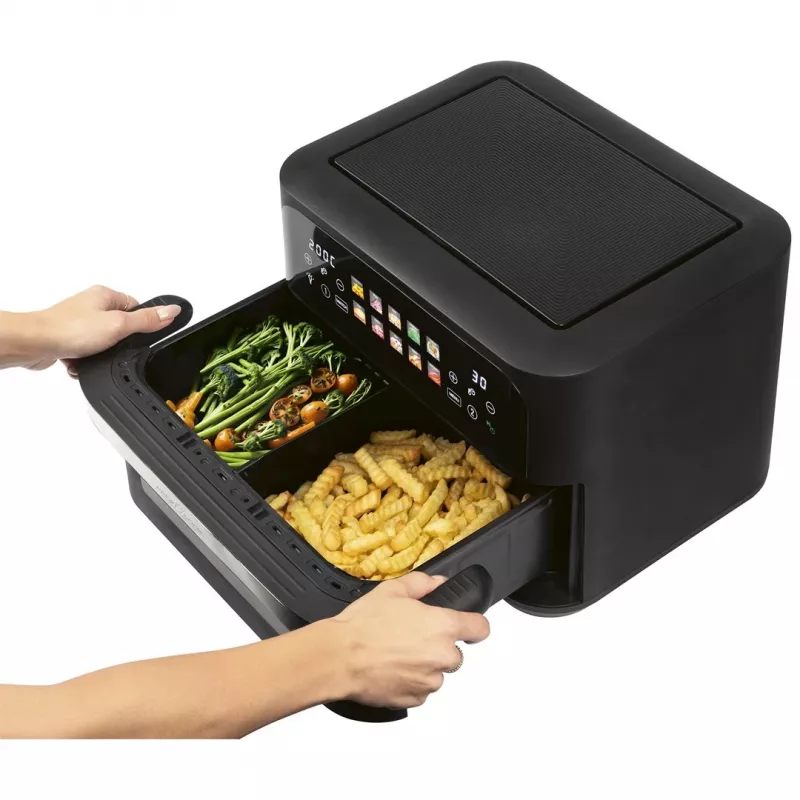 ProfiCook PC-FR 1313 H kahekordne kuumõhkfritüür, 10 L, 2400 W, must/roostevaba teras