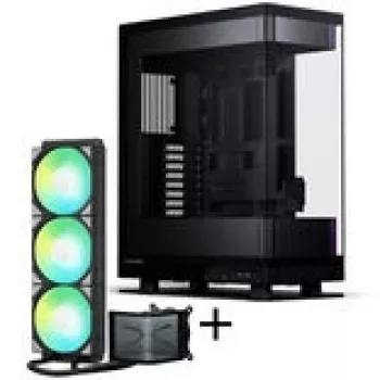 PHANTEKS Evolv X2 + TRYX PANORAMA SE ARGB täielik vedelikjahutus - must, 360mm