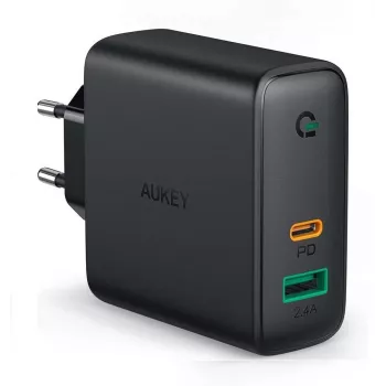 seina Charger 2xUSB Võimsus Delivery (1xUSB A+1xUSB C) 5.4A 30W Dynamic Detect PA-D1