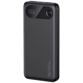 Akupank usams PB80 PD20W 10000 mAh — kaasaskantav laadija, must