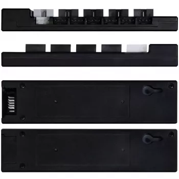 USB- ja PWM-jaotur Lian Li EDGE HUB EG-HUB01B — 4× USB, 6× PWM-ventilaatoriporti