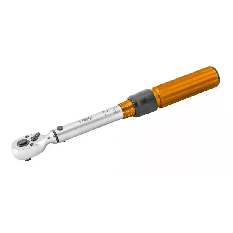 Neo Tools 1/4 kahesuunaline momentvõti, 5–25NM, 21-osaline komplekt
