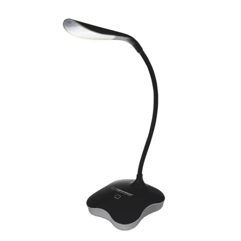 Lauavalgusti ESPERANZA ELD105K MIMOSA — LED-lauavalgusti öövalgusega, must