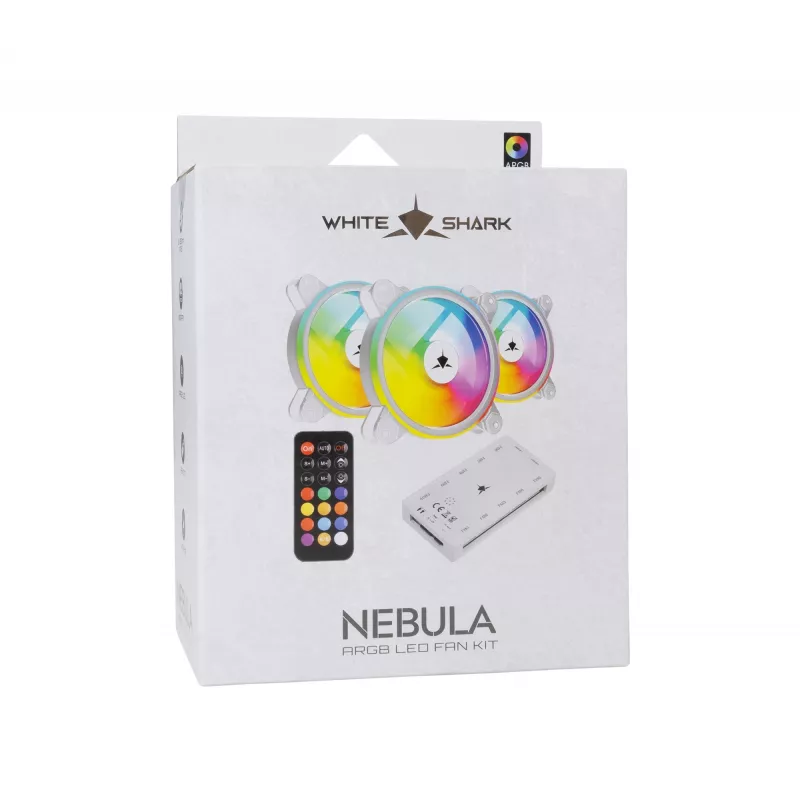 ARGB valgustuskomplekt White Shark Nebula-2 5V RGB (mudel NEBULA-2-W)