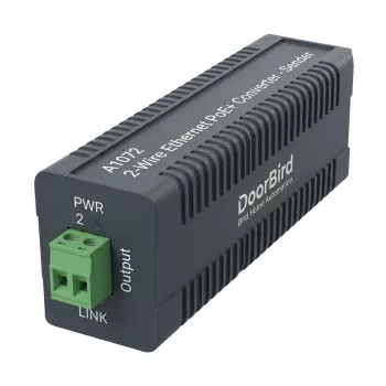 DoorBird A1072 PoE-muundur 2-juhtmeline Ethernet