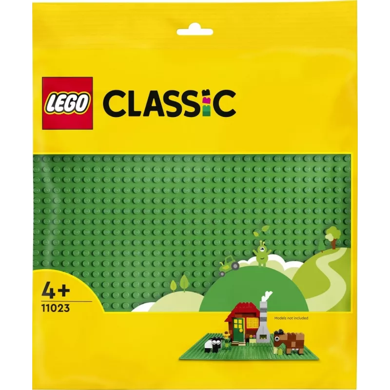 LEGO 11023 Classic Roheline Alusplaat Ruut 32x32 Nuppu Ehitusmuru Alus Ehitamiseks ja Väljapanekuks Komplekt