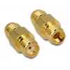 DeLOCK - Antenni adapter - SMA (E) - SMA (E) (88478)
