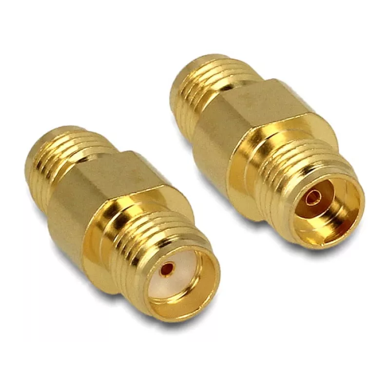 DeLOCK - Antenni adapter - SMA (E) - SMA (E) (88478)