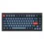 Keychron V1 Max klaviatuur universaalne USB RF juhtmevaba Bluetooth must hall 75% mehaaniline