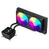 Gamemax CPU vedelikjahuti | GLACIER 240 LCD BK | Intel, AMD