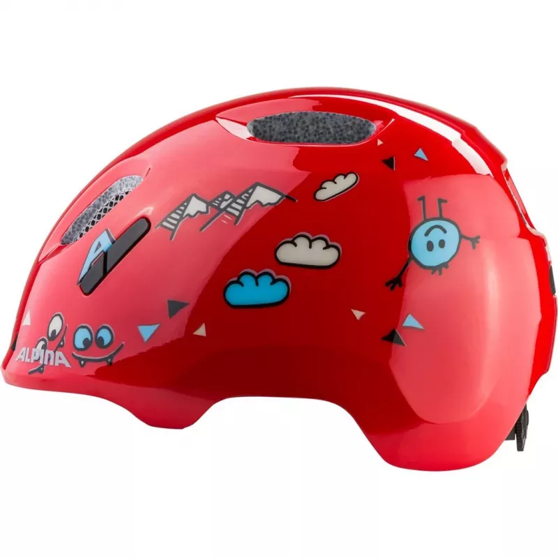 Jalgrattakiiver ALPINA XIMO 2 RED SMILE GLOSS 49-54
