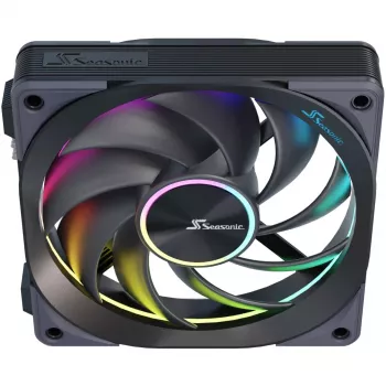 Ventilaator Seasonic MagFlow ARGB 12 cm 2000 RPM Must