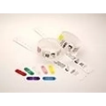 Zebra Clips for use with QuickClip Wristbands Punane