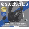 Headset STEELSERIES Arctis Nova 3P Wireless Bluetooth ümberkõrvaklappidega peapaelaga, 20–22000 Hz, 260 g, must