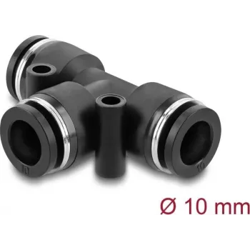 DeLOCK 60750 pneumaatiline T-liitmik 10 mm kahe kinnitusavaga