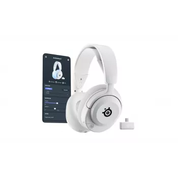Steelseries Arctis Nova 5P Wireless juhtmevaba peakomplekt peavõruga Mängimiseks USB USB-C Bluetooth Valge