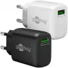USB-A QC kiirlaadija (18 W) (must)