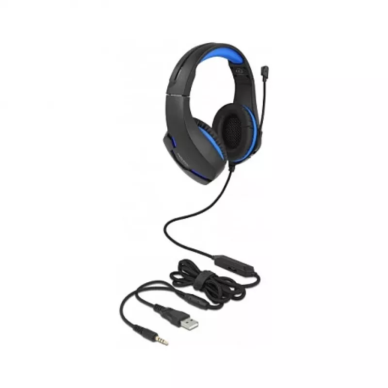Peakomplekt DeLOCK Gaming Headset Over-Ear