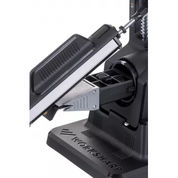 Knife sharpener Work Sharp Precision Adjust 09DX164 adjustable angle with ceramic honing rod, diamond plates, Must, 243.8×165.1×143.3 mm
