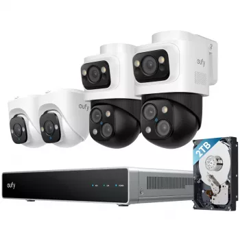 EUFY NVR turvasüsteem S4 Bullet-PTZ+ Turret Cam (E8E00325)