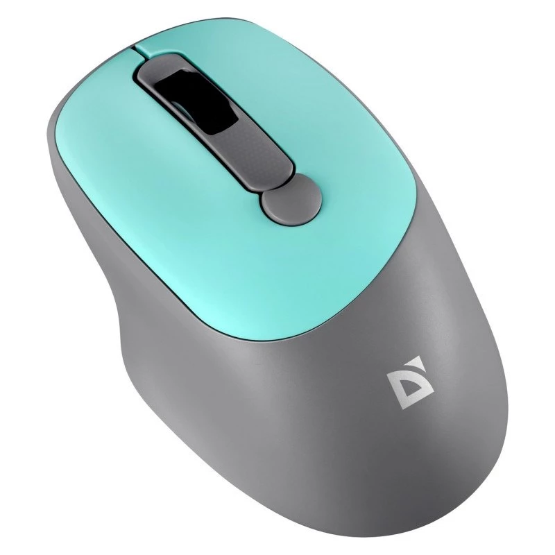 Juhtmevaba hiir DEFENDER Silent Click C Mint 52294 — mõlemakäeline, 1600 DPI, 2,4 GHz nano USB