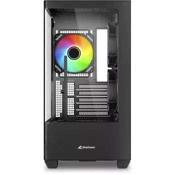 PC korpus Sharkoon Elite Shark CM100 Tower Micro-ATX, ilma toiteplokita, must