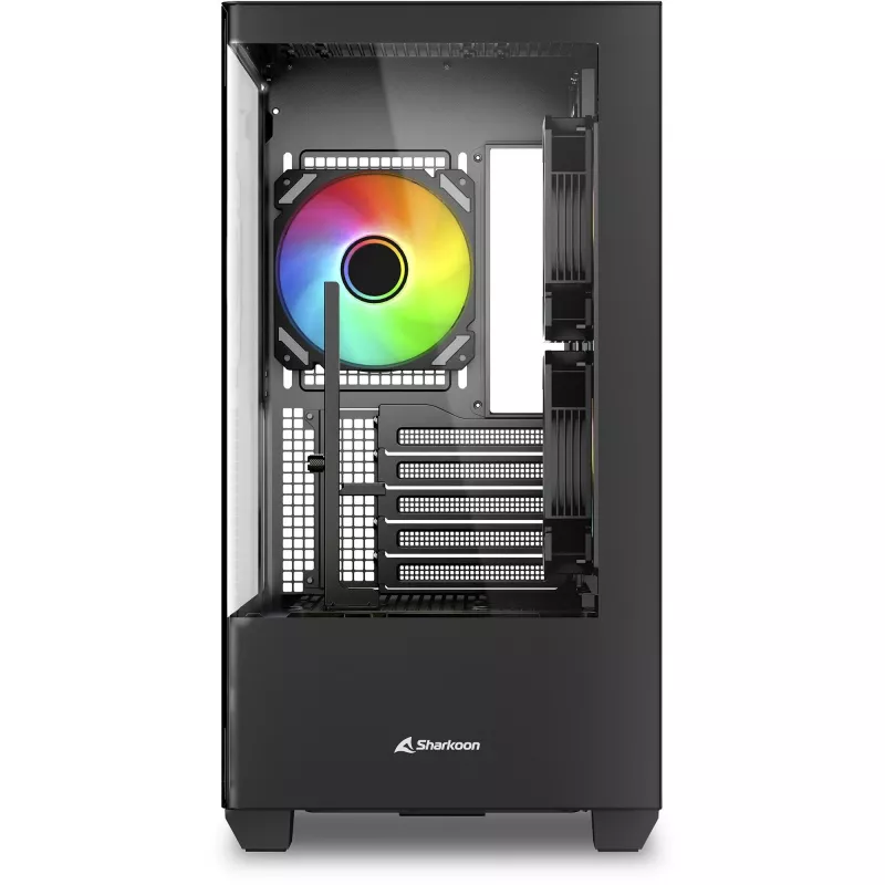 PC korpus Sharkoon Elite Shark CM100 Tower Micro-ATX, ilma toiteplokita, must