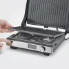 Kontaktgrill Severin KG 2380 must hõbedane 2000W roostevaba teras