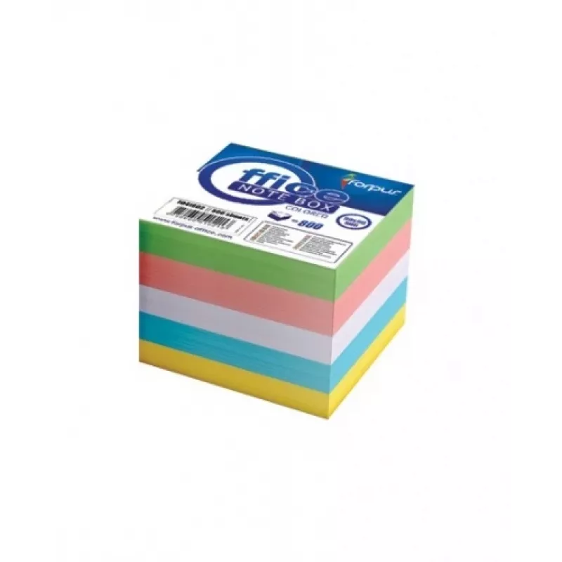 Notes Forpus, 8,5x8,5 cm, Assorti, Liimimata (800) 0716-008