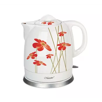Feel-Maestro MR-066-RED FLOWERS elektriline veekeetja 1,5 L 1200 W punane, valge