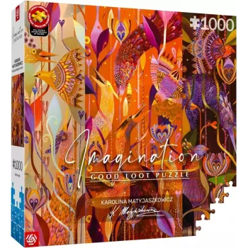 Puzzle Good Loot Imagination - Karolina Matyjaszkowicz: In the Bird Thicket - Triptühhon 1000 tk