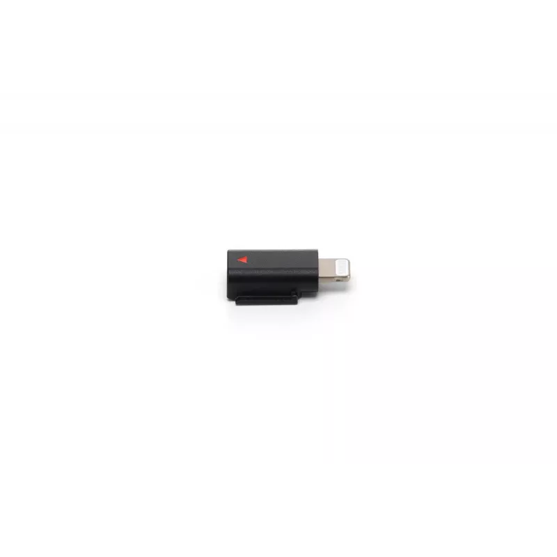 Audio adapter DJI Mic 3 Mobile Phone Adapter (Lightning) — Lightning-ühendus, must, Apple mobiilseadmetele