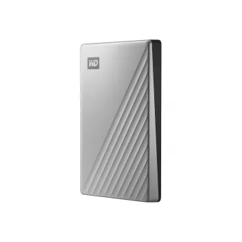 WD My Passport Ultra Mac WDBKYJ0020BSL - Kõvaketas - krüpteeritud - 2 TB - väline (kaasaskantav) - USB 3.0 (USB-C pistik) - 256-bit AES - hõbedane