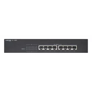 Lancom GS-1208P, haldamata, Gigabit Ethernet (10/100/1000), Power over Ethernet (PoE), riiulipaigaldus, 1U