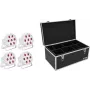 LED-põrandavalgusti EUROLITE SLS-7 HCL Valge 4x – lava-/toonitavad valged seadmed, 4 LED-i