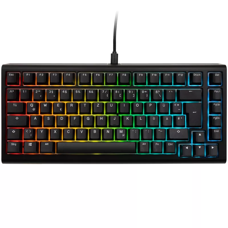 Ducky Tinker 75 klaviatuur Gaming USB Saksa Must