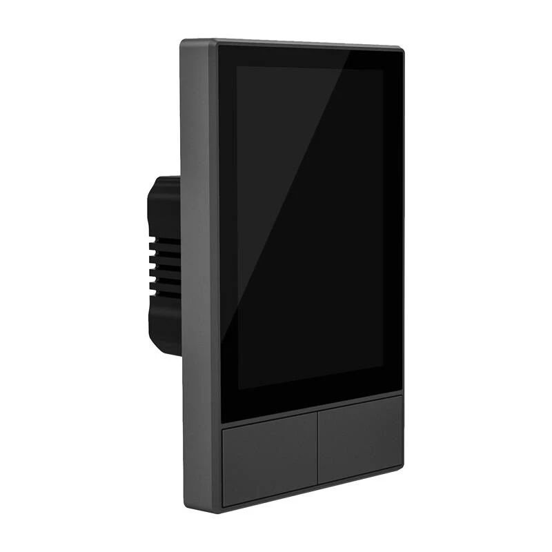 Seinale paigaldatav nutikas Wi‑Fi juhtpaneel Sonoff NSPanel must 120 mm