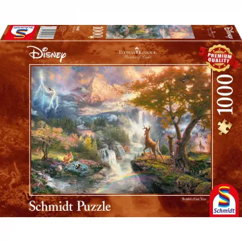 Pusle Schmidt Spiele Disney Bambi 1000 tk, laius 693 mm, alates 12. eluaastast