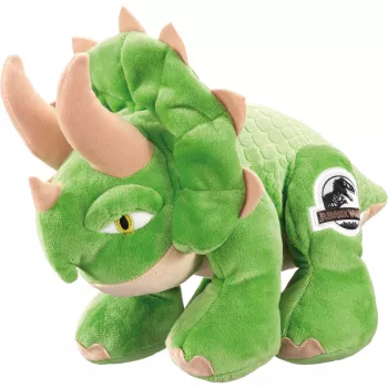 Jurassic World, Triceratops, mänguasi roheline/beež, 25 cm