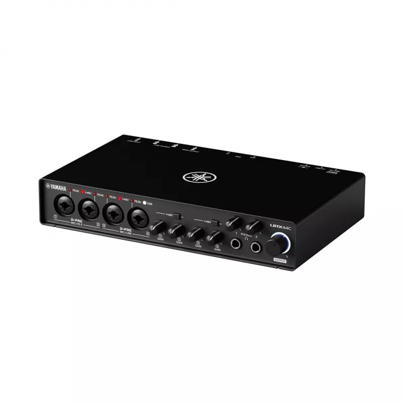 Audio/MIDI liides YAMAHA URX44C — kompaktne USB-heli ja MIDI-ühenduvus