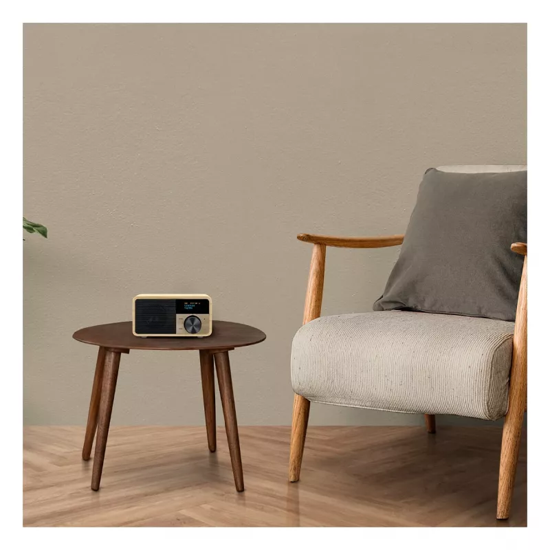 Lauaraadio Sangean DDR-7 Natural Wood FM AM Bluetooth, puidust korpus, FM/AM tuuner, Bluetooth-heli