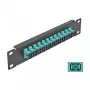 Fiiberoptiline patch-paneel DeLOCK 10 tolli 12 porti SC Simplex akvaamust 1U